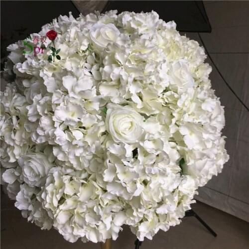 SPR Free shipping-10pcs/lot artificial wedding centerpieces for wedding with artificial flower artifial hydrangea for wedding