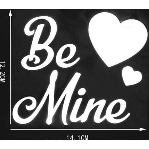 Be Mine Vinyl Car Sticker Decal Creative Accessories Love Heart
