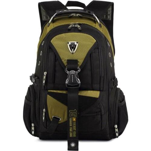 Vintage School Bags Casual Bagpack Waterproof Oxford Swiss Backpack Men 17 Inch Laptop Backpacks Travel Rucksack Female