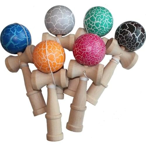 1PCs Kids Wooden Kendama Toys Skillful Juggling Ball Toys Stress Relief Educational Toy Adult Children Outdoor Sport Toy Balls