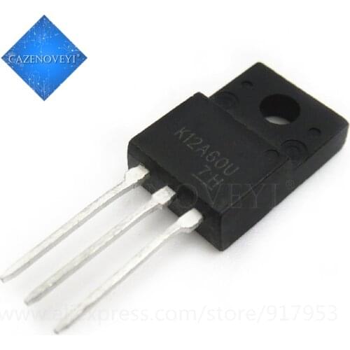 10pcs/lot K12A60U K12A60 12A60U TO-220F 12A 600V New Original In Stock