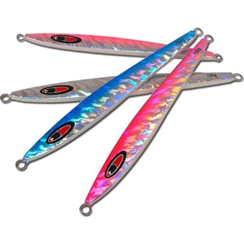 5PCS Fishing Jigging Slow Jig Deep sea Jigging Lure Jigbait spoon baits 100/150g