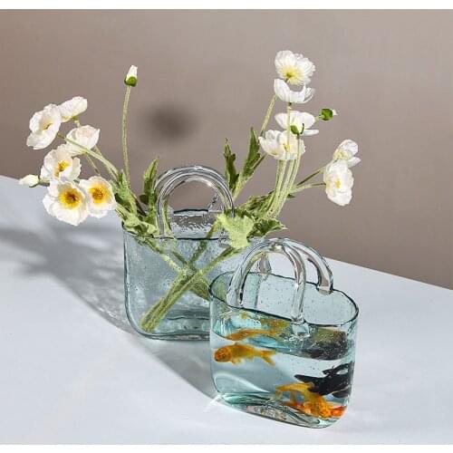 Flower Vase For Wedding Decor Centerpiece Glass Vase Rose Table Ornaments Floral Flower Nordic Vase