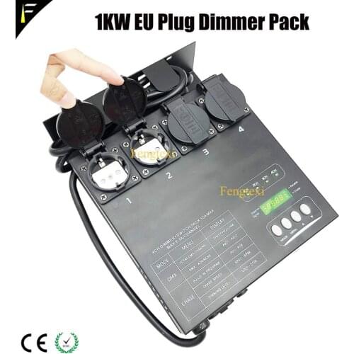 DMX/MIDI controllable 4 Channel DMX Dimmer Multi Switch Pack For Traditional Stage Light Fixture Equipment