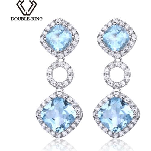 Earrings With Stones DOUBLE－RING China