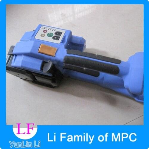 Electric Baler PP&PET Tape Baler Free Buckle Packer Carton Strapping Machine Rechargeable Battery-Powered Packaging Tool ORT-200