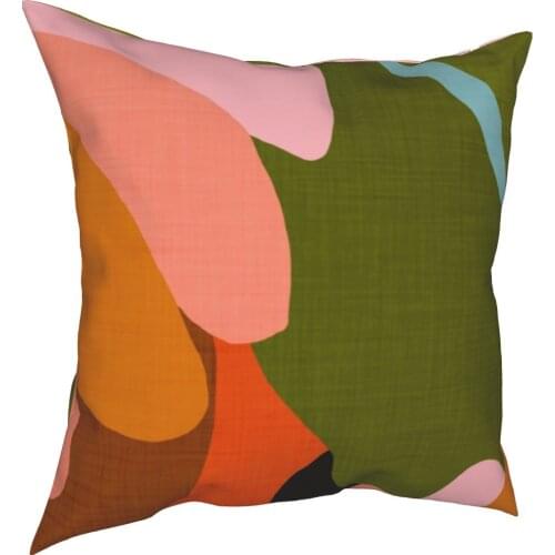 Floria Nordic Style Abstract Geometric Pillowcase Printing Cushion Cover Decorations Throw Pillow Case Cover Home Square 45X45cm
