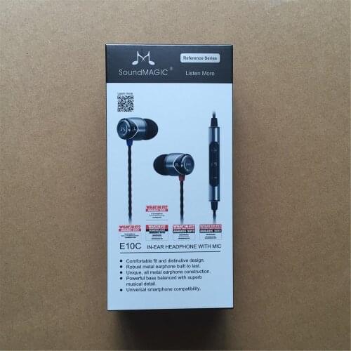 SoundMAGIC E10C With Mic and Volume Change Function Noise Isolating In-Ear Hifi Stereo Earphones