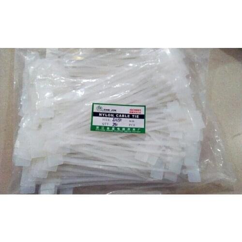 ZHEJIN (250pcs)6'' Marker Flag Cable Tie,33lbs Min Tensile Strength, Marker Write On AreaFlag, Type- Natural