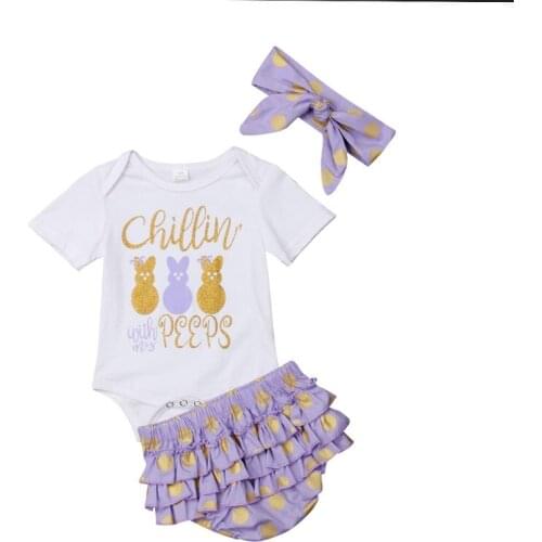 2019 Fashion Flower Infant Baby Girl Tops Romper Tutu Pants Tutu Skirt Headband Outfit Set Cute suit O-Neck T-Shirt New Hot Sale
