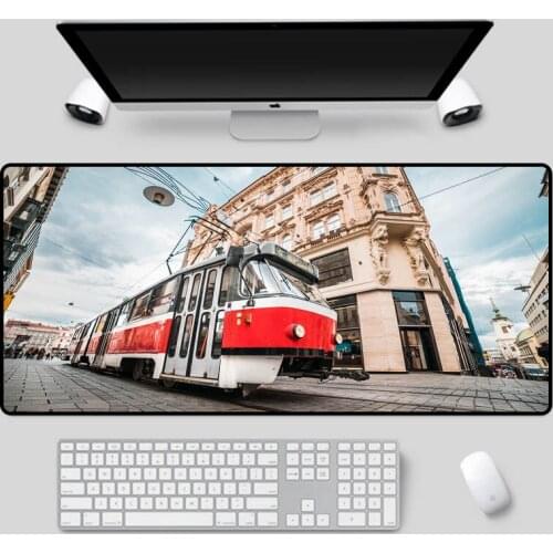 XGZ Large size beautiful scenery mouse city pattern table pad computer office game essential keyboard pad