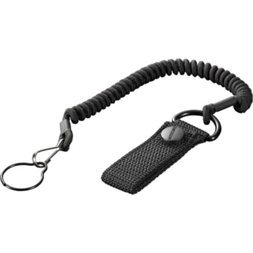 NITECORE NTL10 NTL20 Tactical Torch Lanyard Punched Stainless Steel Ring Safety Rope For 25.4mm Diameter Light