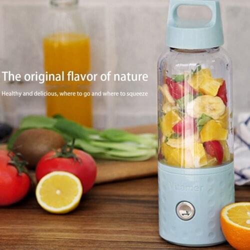 500ML 4000MAh Portable Smoothie Blender Mini USB Mixer Electric Juicer Charging Vitamer Fruit Juicer