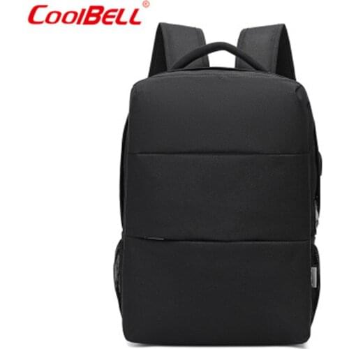 COOLBELL Backpack 15.6inch Fashion Travel Business Shopping Backpack Nylon Waterproof Anti-theft Student Backpack