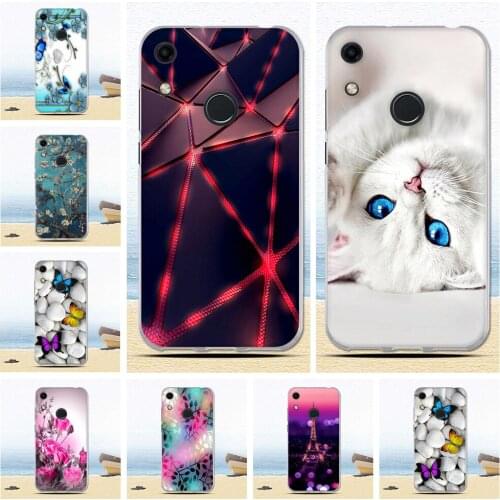 3D Painted Flowers Silicon Case For Huawei Honor 8C 8X Max Play 8A Case Soft TPU Shell For Huawei V10 lite Enjoy Max Case Cover