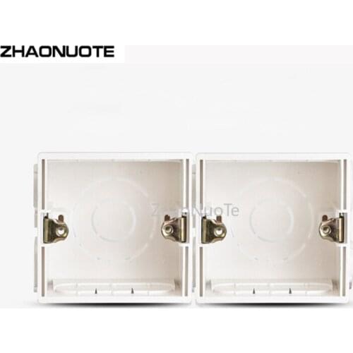 4pcs Type 86 Switch Socket Dark Box Household Flame Retardant Assembly Wall Mount Switch Box