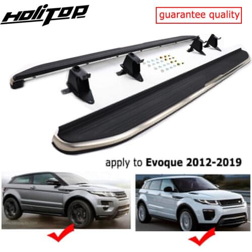 Thicken side step nerf bar running board for LR Range Rover Evoque 2011-2019,can loading weight 300kg,very reliable quality
