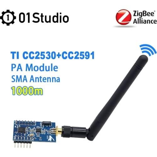 Z-0002 ZigBee Conversion Serial port TTL uart Wireless PA Module CC2530+CC2591TI CC2530F256 2.4GHz