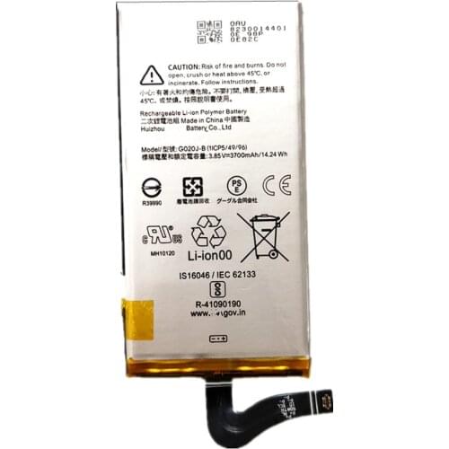Replacement G020J-B Battery For Google Pixel 4 XL Pixel4 XL Authentic Rechargeable Battery 3700mAh