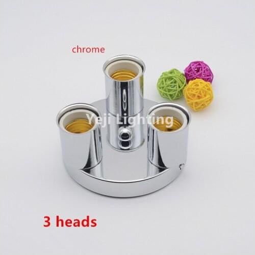 Gold ceiling plate with Multiple lamp holder for Wall lamp bar cafe Clothing store Study chandelier Lighting Accessories diy