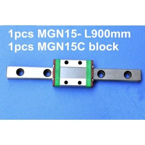 1pcs MGN15 L900mm linear rail + 1pcs MGN15C block