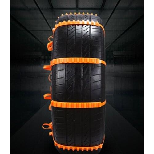 10pcs/set Car Universal Anti-skid Snow Chain Off-road Vehicle Emergency Ties F19A