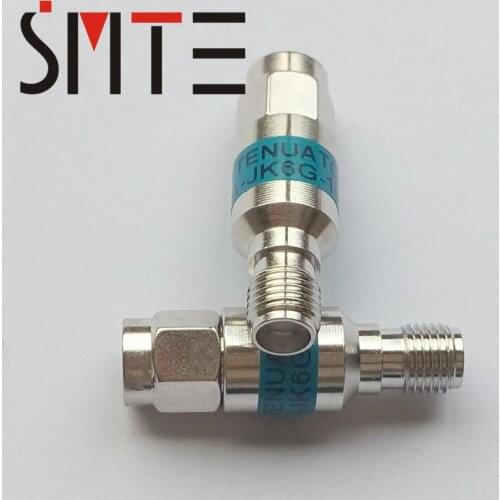 10pcs/lot Attenuator 2W SMA-JK6G Male to Female RF Coaxial Attenuator 0-6GHz 50ohm 1dB 2dB 3dB 5dB 6dB 10dB 15dB 20dB 30dB