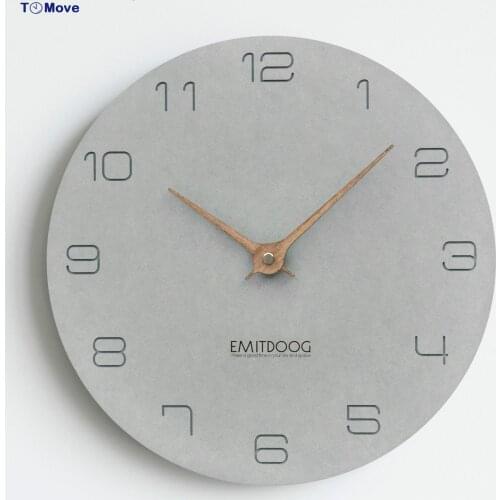 12inch Silent Quartz Decorative Wall Clock Non-Ticking Classic Digital Clock Battery Operated Round Easy to Read School Clock