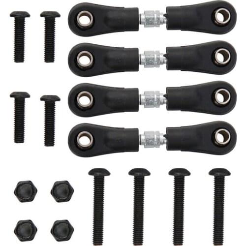4Pcs Link Pull Rod for 1/10 RC Drift on Road Touring Car(HSP HPI Himoto SST RACING LRP 3Racing Tamiya 58658 Kyosho)