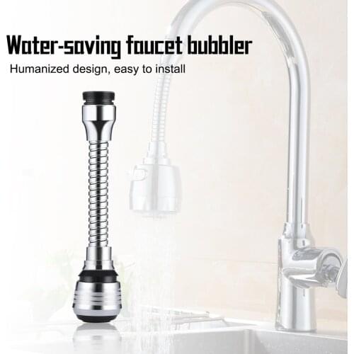 360 Degree Swivel Kitchen Faucet Aerator Adjustable Dual Mode Sprayer Filter Diffuser Water Saving Nozzle Faucet Connector
