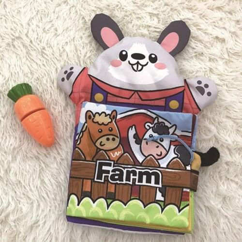 Cloth Baby Books, Kid Cognize Books, Educational Toys Role Play Doll Toys for Early Children Development