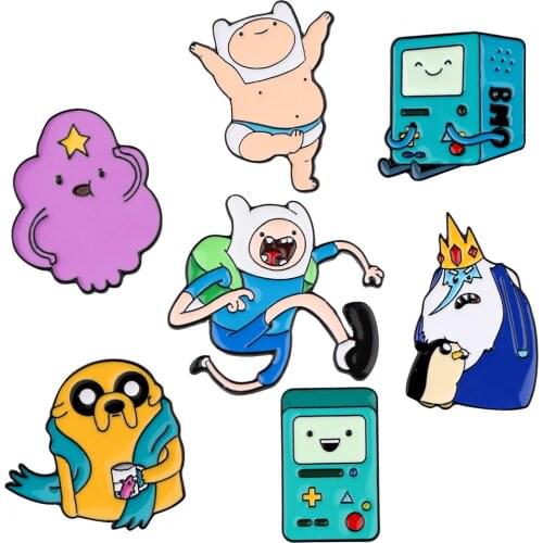 DZ1940 Cartoons Anime Comics Jewelry Anime Icons Enamel Pin Brooches on clothes Backpack Collar Hat Badge Lapel Pin Cute Gifts