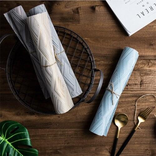 Placemats, placemats, potholders, bowl mats, household dish mats, Nordic heat-resistant pvc Western placemats, coasters2022