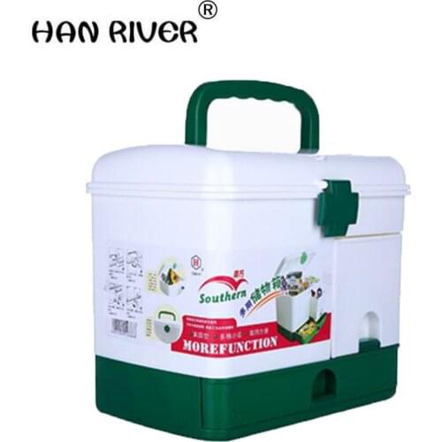 Household Large size medicine box Multi-layer First Aid Kit multi-functional many drawers Medicine Cabinet strong and durable