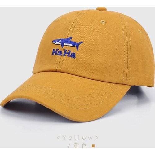 New Washed Cotton Baseball Cap With Whale Pattern Peaked Embroidered Letter Dad Hat For Men Women Bone Trucker Caps