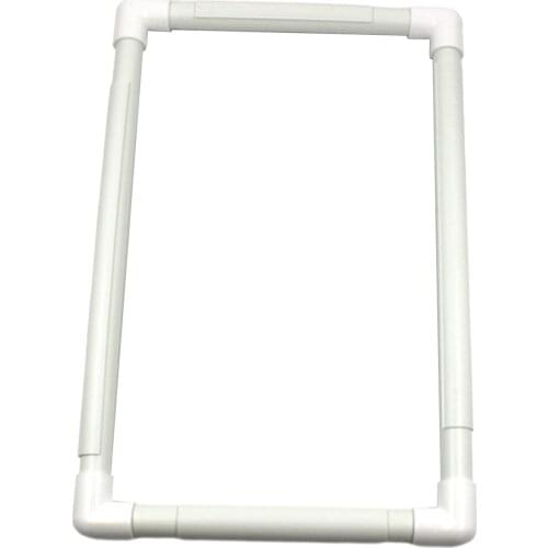 Embroidery Hoop Tapestry Scroll Rectangle Embroidery Frame Clip Cross Stitch DIY Craft Sewing Tool Handheld 17''x11