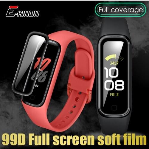 Full Coverage 99D Screen Protector For Samsung Galaxy Fit2 Fit 2 Curved Soft Protective Film ( Not Tempered Glass )