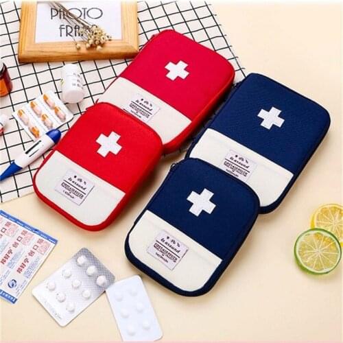 Portable Storage Bag First Aid Emergency Medicine Bag Outdoor Pill Survival Organizer Emergency Kits Package Travel Accessories