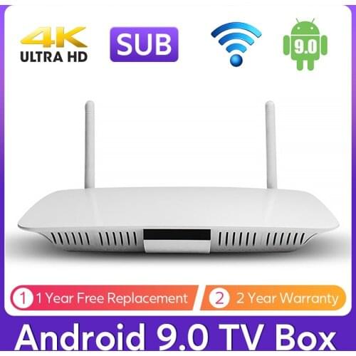 Full HD Android 9.0 Smart TV Box SUB Leadcool Q1404 S905W Quad Core 2G 16G 4K Media Player 2.4G Wifi 1G 8G Android Set Top Box