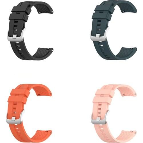 NEW 22mm Sport Man Silicone smart Watch Band Buckle Replacement Bracelet Wrist Band for Hua wei/Huami/Amazfit/Xiao mi Mi Band