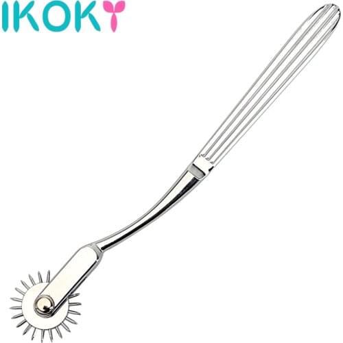 IKOKY Sex Toys for Couples Adult Games Sex Roller Wartenberg Pin Wheel Erotic Nipple/Breast Penis Tongue Body Stimulator