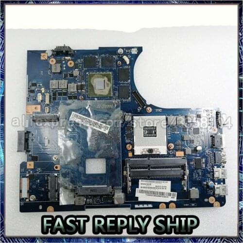 SHELI Y580 QIWY4 LA-8002P motherboard For LENOVO Y580 Laptop Motherboard 90001314 GTX660M HM76 DDR3 Test 100% work