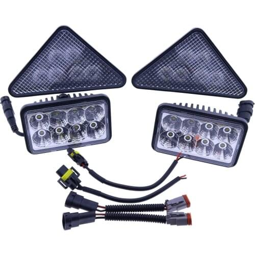 LED Light 9829523 7259523 7259524 Kit for Bobcat Skid Steers 553, 751, 753, 763, 773,7753, 853, 863 S100, S130, S150, S160