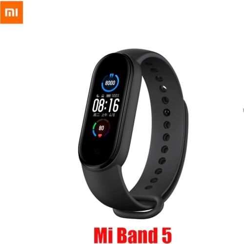 In stock! Global Version Xiaomi Mi Band 5 Smart Bracelet Miband 5 Smartband Fitness Traker Bluetooth Sport Waterproof Smart Band