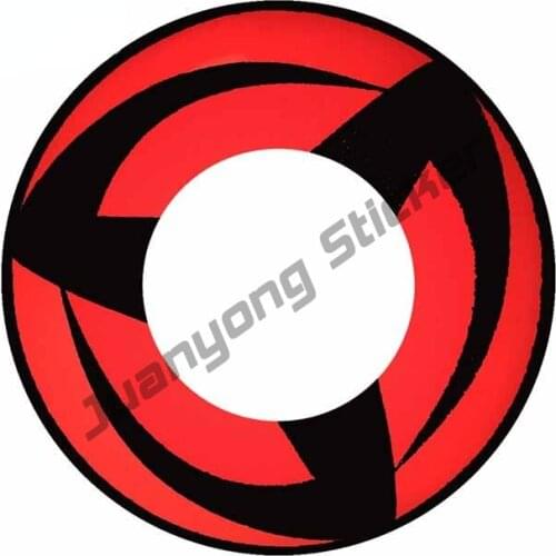 Ninja Kakashi Mangekyou Sharingan Vinyl Car Stickers for Window Truck Camper Guitar Occlusion Scratch Decal Exterior PVC13x13cm