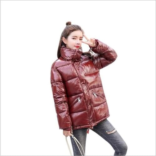 Winter Coat Women Clothes Bright Surface winter Jacket Thick Cotton Casual Plus Size women Parka Warm Outwear chaqueta mujer Z27