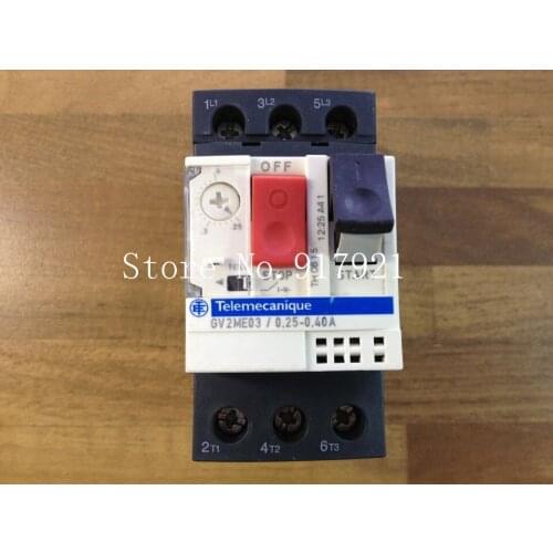[ZOB] The original GV2ME03 0.25-0.40A motor circuit breaker