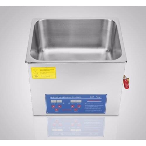 10L 490W High efficiency ULTRASONIC CLEANER DIGITAL LONGHOLE CLEANING SKIDPROOF FEET WITH Large digital timer