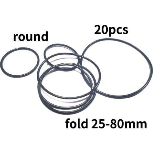 20pcs 1mm round mixed size belt for Repeater tape recorder cassette deck CD DVD player walkman fold