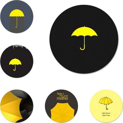 58mm how i met your mother Badge Brooch Pin Accessories For Clothes Backpack Decoration gift